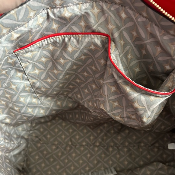 NWT CXL by Christian Lacroix Style#: CXLH24972-RED VOGUE QUILTED TOTE - Picture 9 of 14